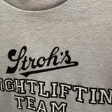 Stroh's Weightlifting Team T-shirt