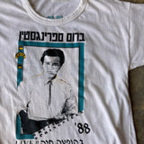 Bruce Springsten 88 Tour in Hebrew T-shirt