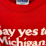 Red Say Yes to Michigan T-Shirt