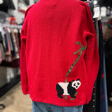 Knit Panda Cardigan