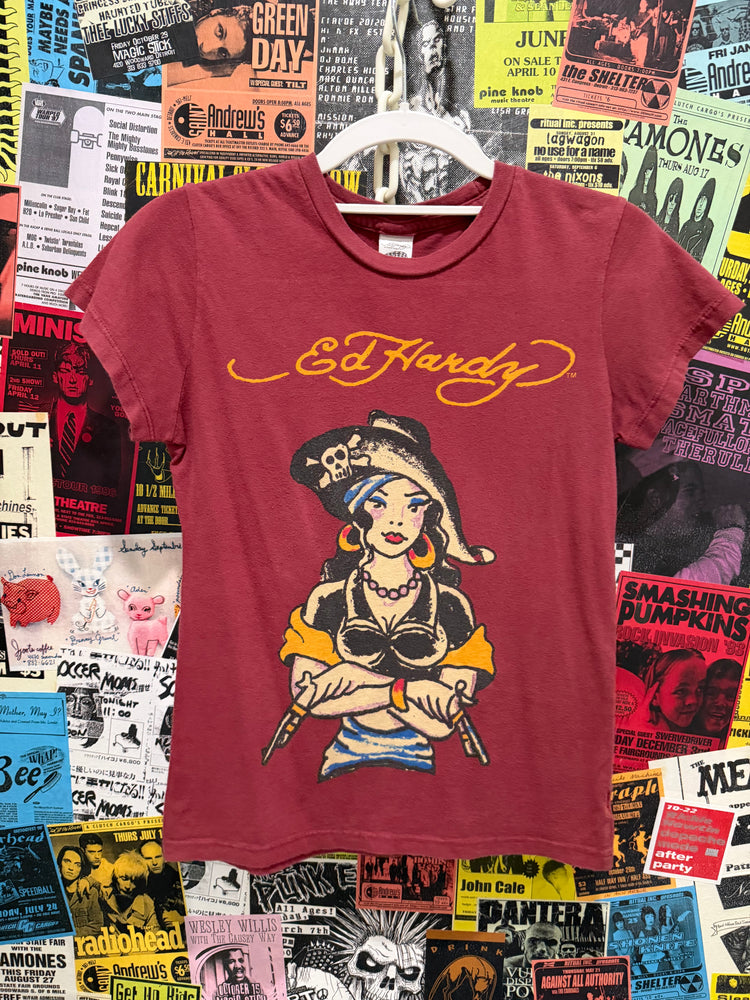 Ed Hardy Pirate Girl Tee