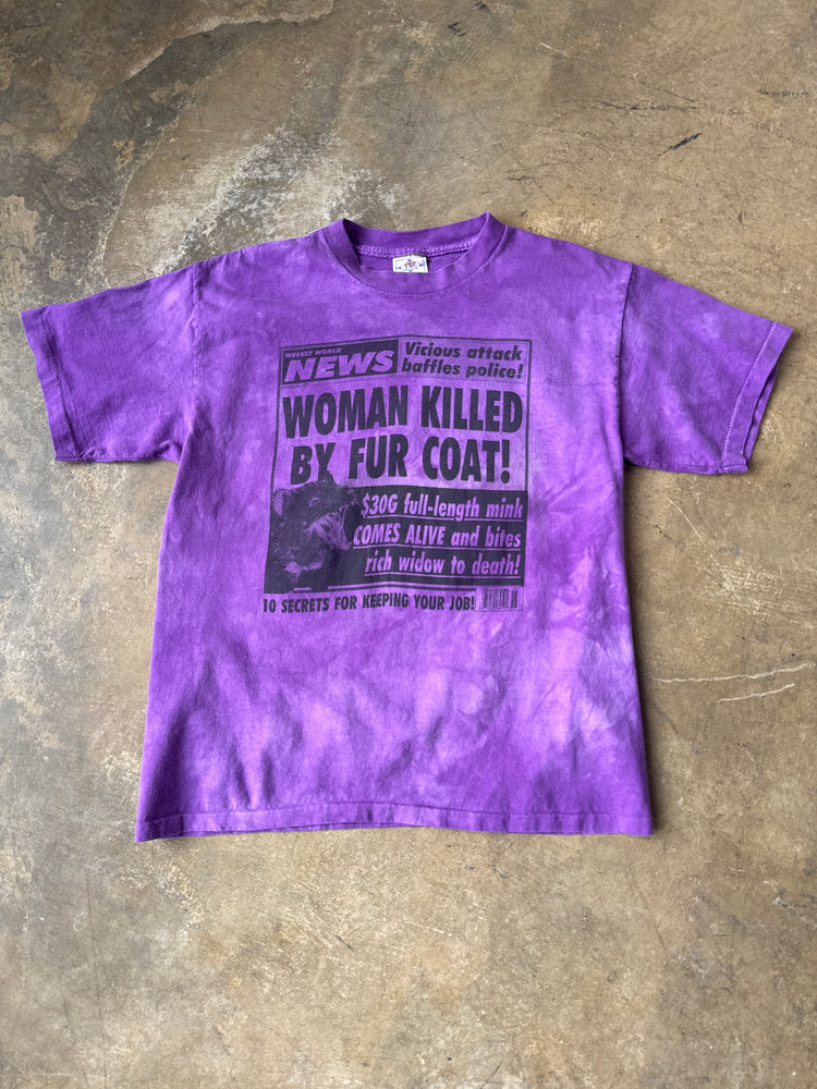 Fur Coat Tabloid T-Shirt