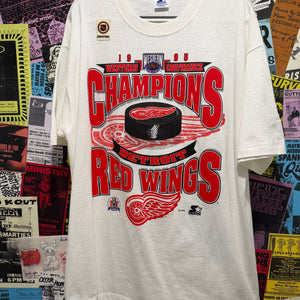 95 Red Wings Conf Champs T Shirt NWT