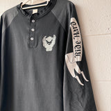 Harley Davidson Henley Raglan