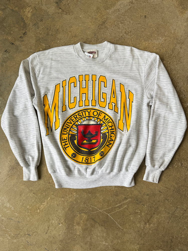 Nutmeg UofM Striped Sweatshirt