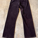 Y2K Brown Velour Juicy Track Pants