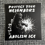 Godzilla Abolish Ice Sticker