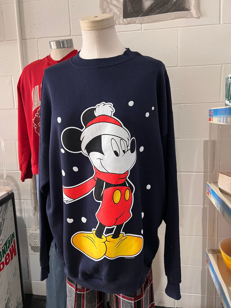 Wintry Mickey Mouse Sweatshirt