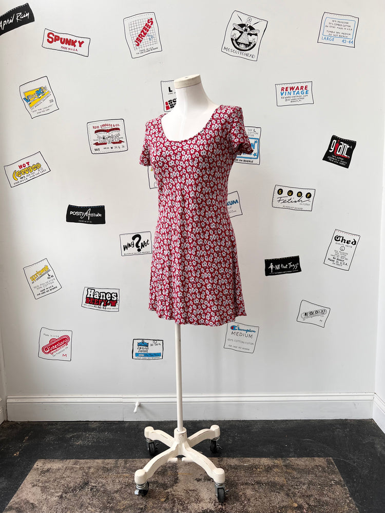 Red Floral All That Jazz Dress – Reware Vintage