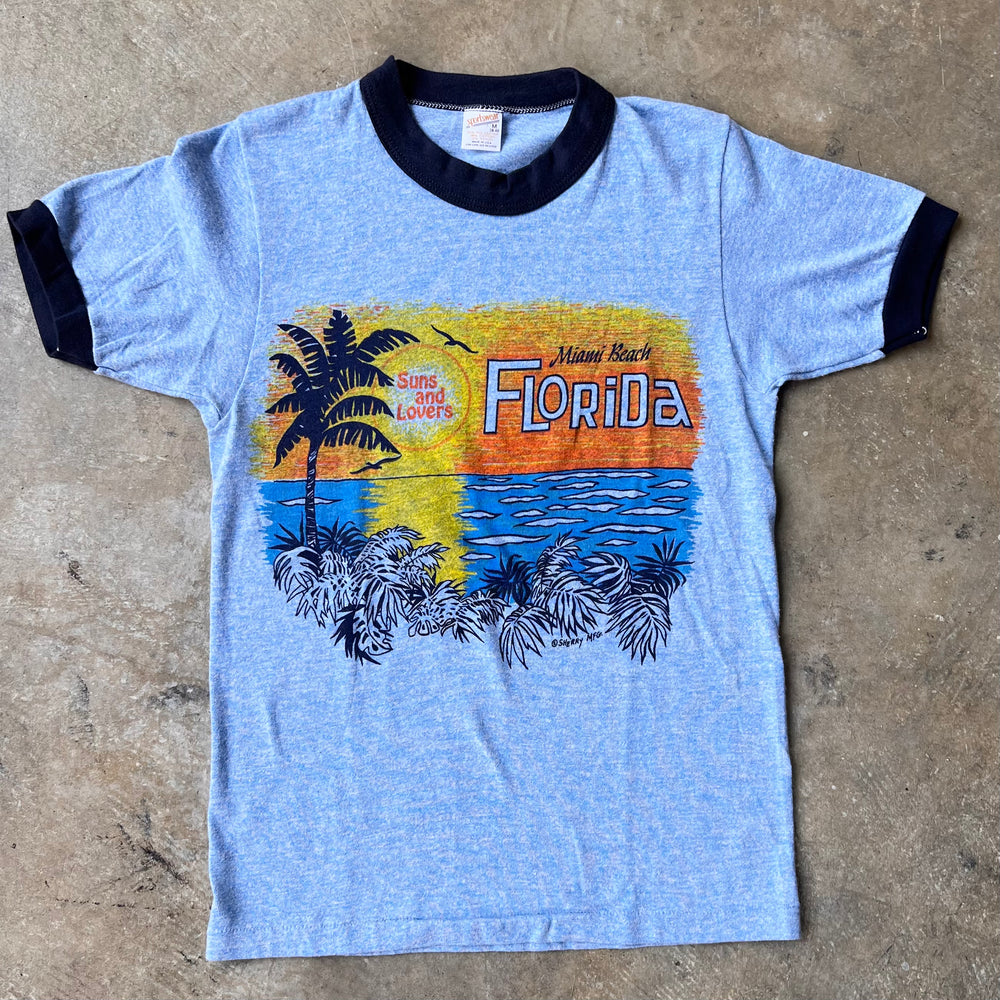 Miami Beach Ringer T-shirt