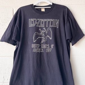 Led Zeppelin 1977 Tour T-Shirt *Roach Tag*