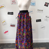 Trippy 70s Maxi Skirt
