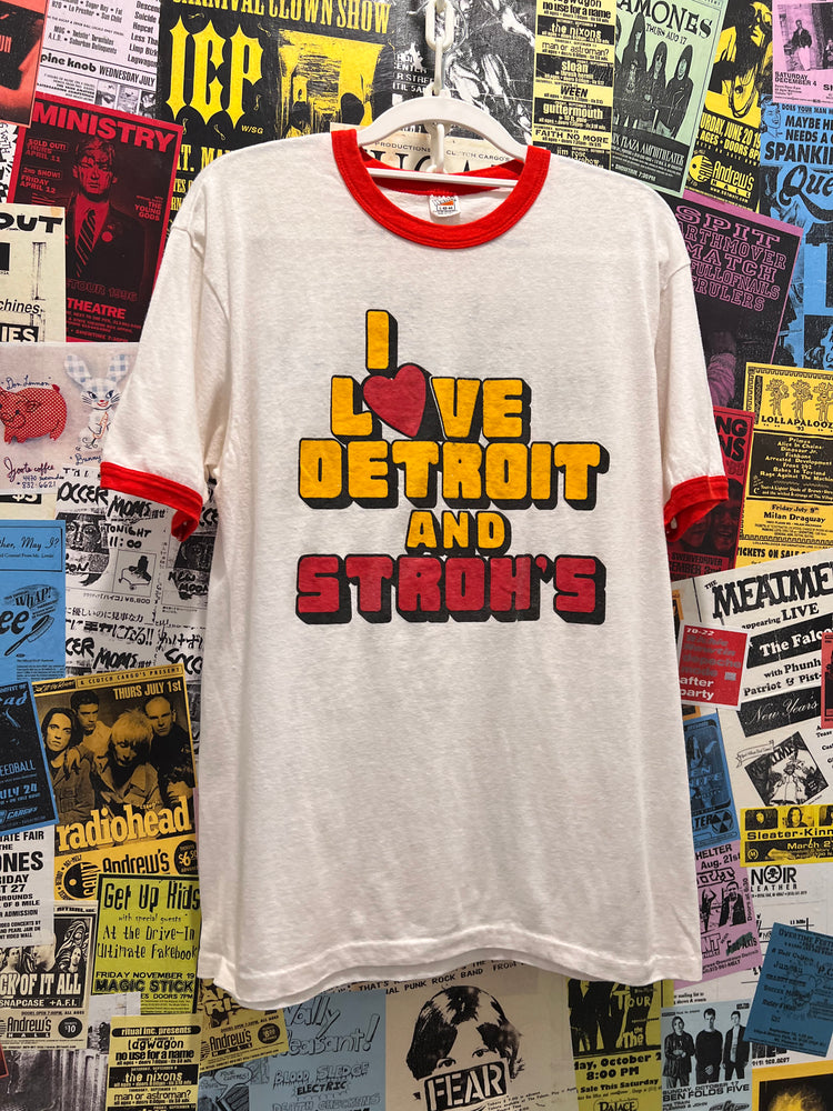 I Love Detroit and Stroh's T-shirt