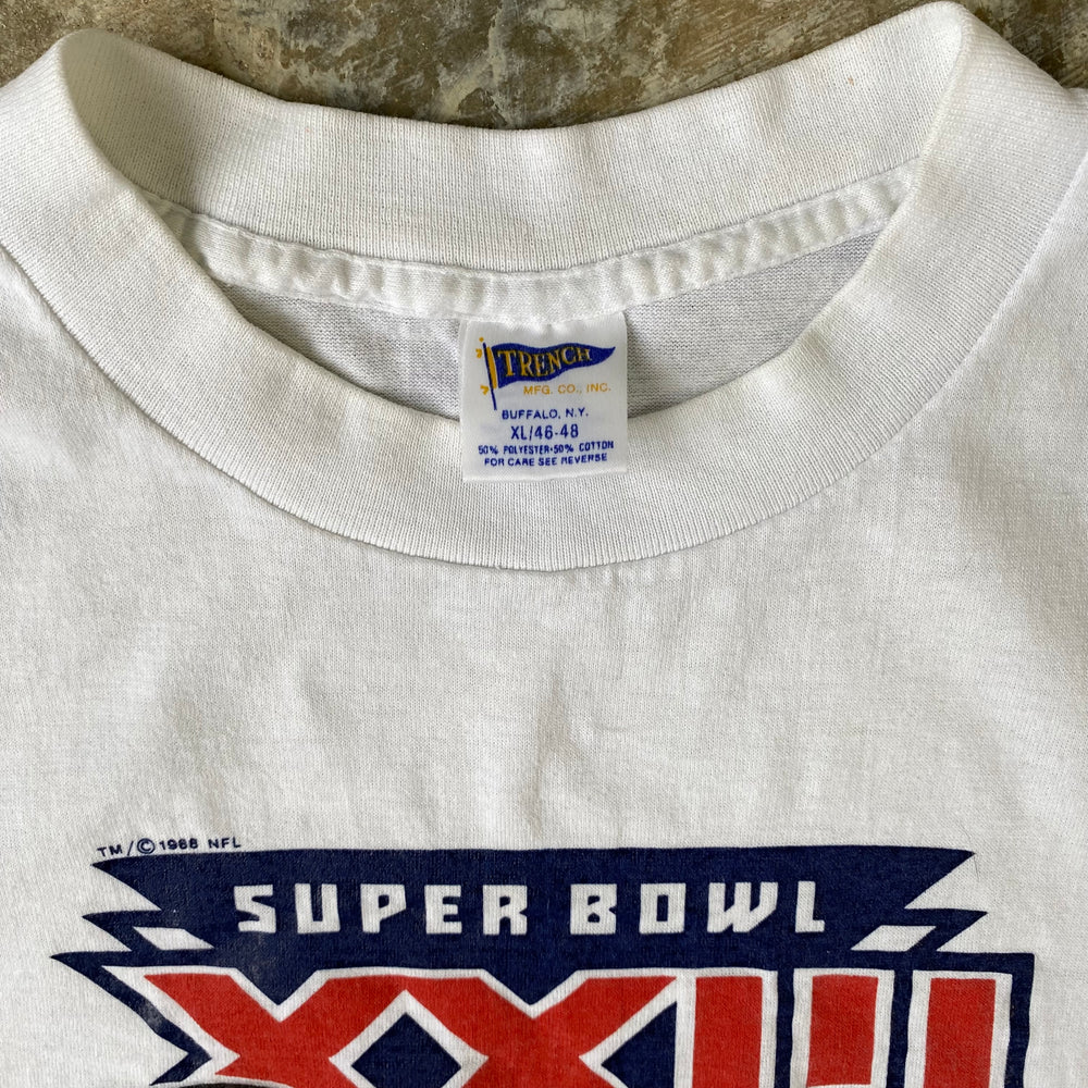 1989 !!! Cincinati Bengals Super Bowl XXIII Football T-Shirt by Logo 7 –  Red Vintage Co