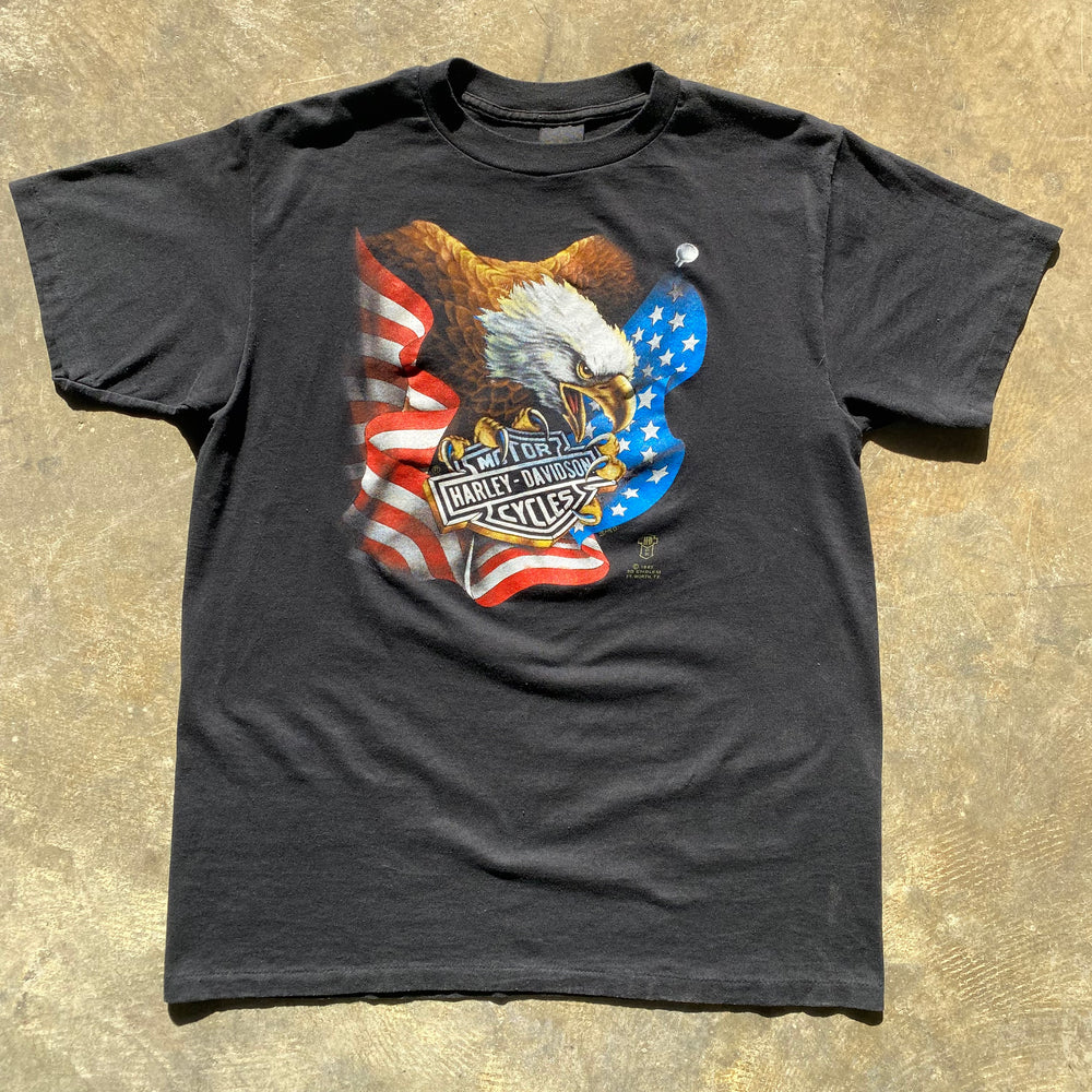 3D Emblem Harley Davidson Eagle T-shirt