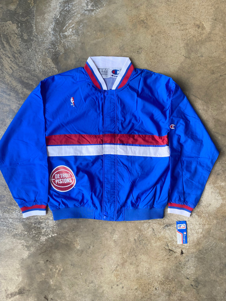 Deadstock Detroit Pistons Warm Up Suit Reware Vintage