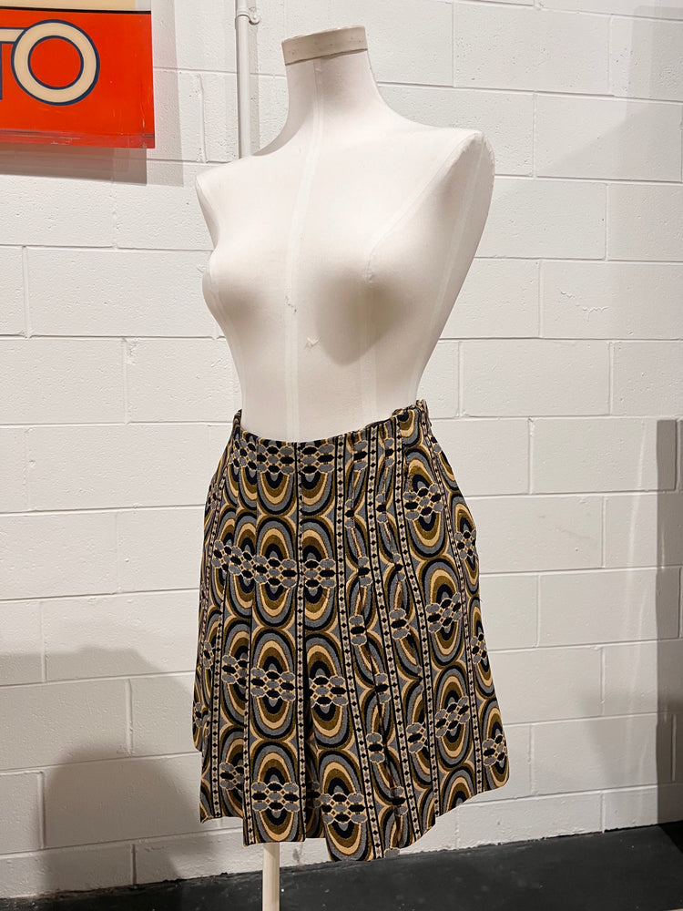 Trippy Tapestry Mini Skirt