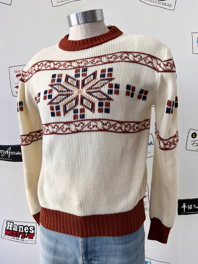 70s Snowflake Sweater