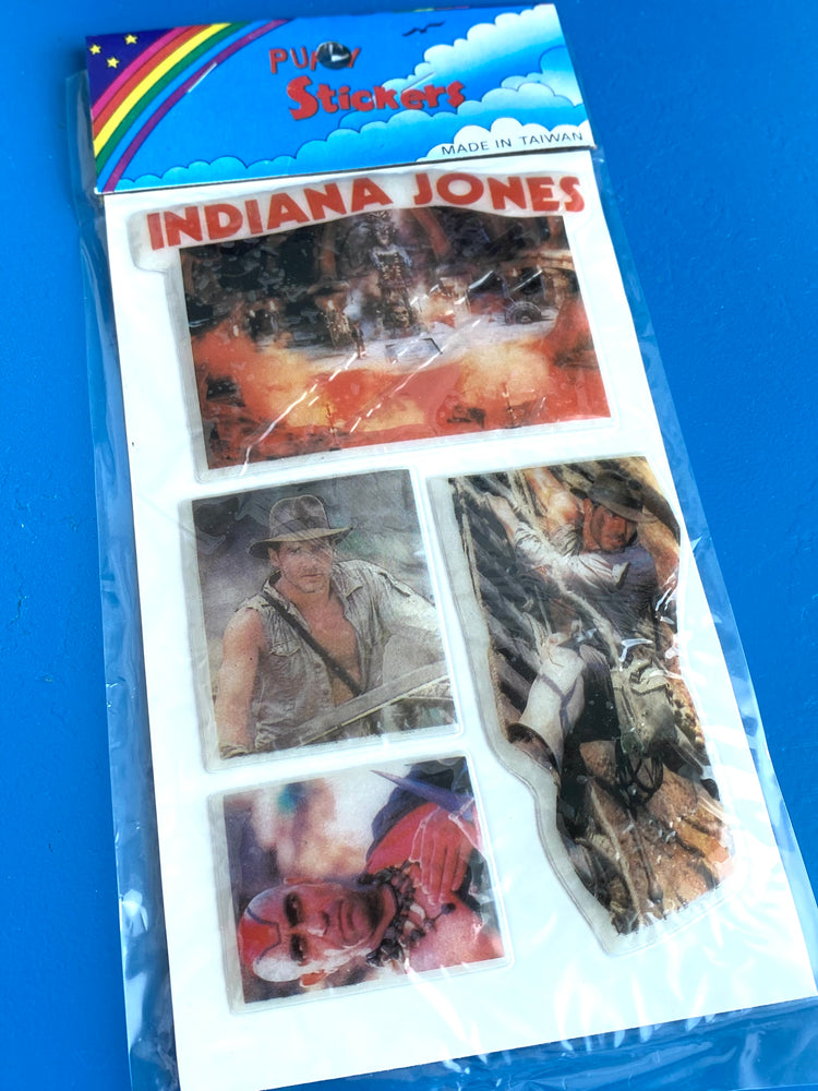 Indiana Jones Puffy Stickers