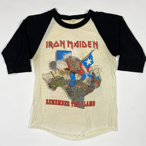 Iron Maiden Brain Damage in Tejas Raglan Shirt