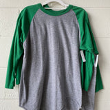 Gray & Green Raglan Shirt - Size XL