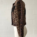 Leopard Fringe Jacket