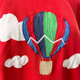 Hot Air Balloon Applique Sweatshirt