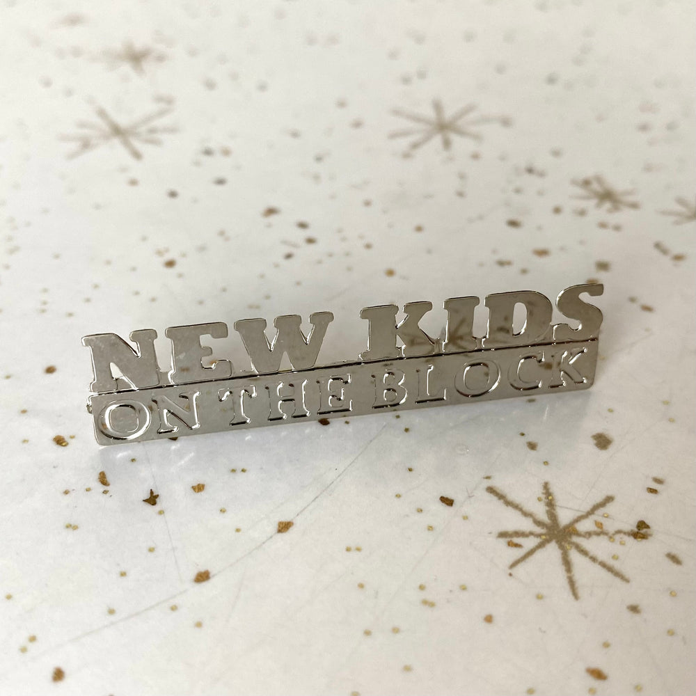 SIlver New Kids on the Block Pin