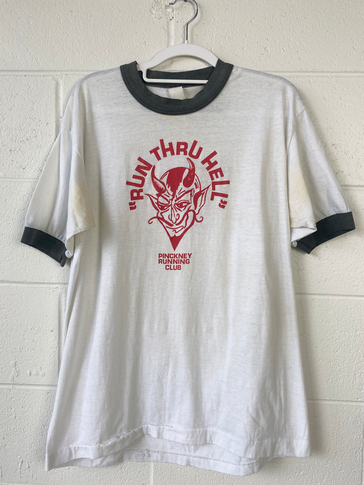 Run Thru Hell Ringer T-shirt